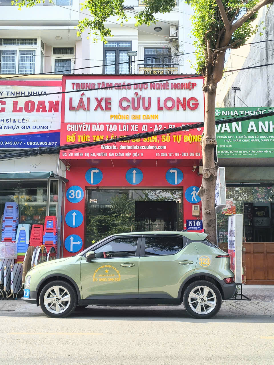 Văn phòng ghi danh Cửu Long tại 510 Huỳnh Thị Hai Quận 12