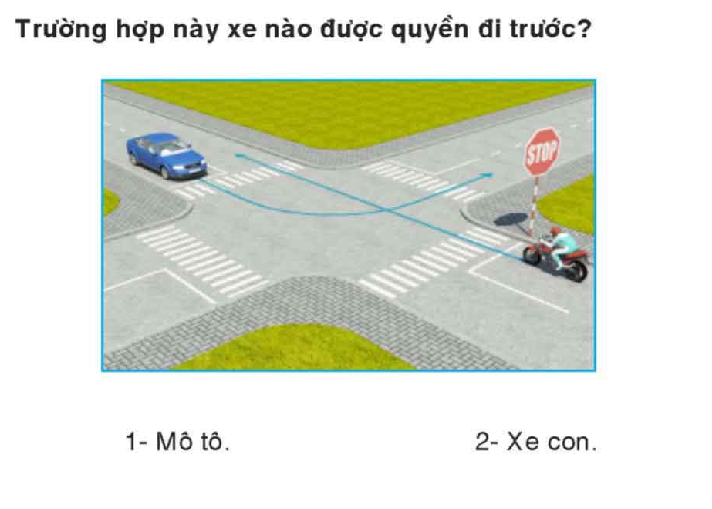 Cách giải bài thi sa hình luật lái xe ô tô