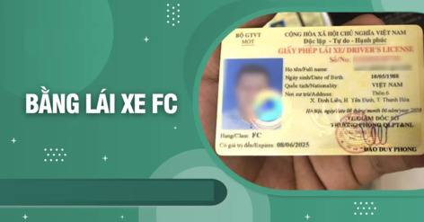 Top những thông tin đầy đủ về bằng lái FC mà bạn cần biết