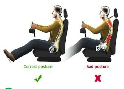 Tư thế ngồi lái ô tô có quan trọng không ?