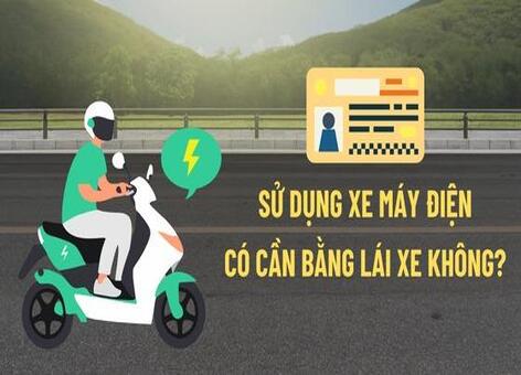 Chạy xe máy điện có cần bằng lái không?