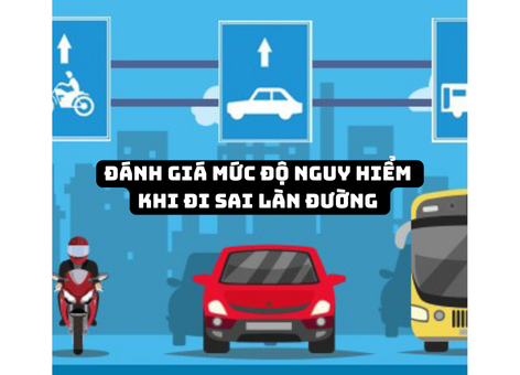 Đánh giá mức độ nguy hiểm khi đi sai làn đường – Phân tích chi tiết 2025