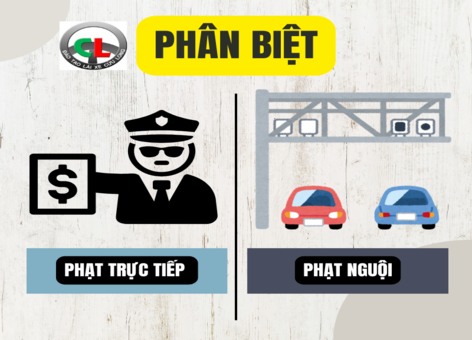 Phân biệt lỗi bị phạt trực tiếp và phạt nguội