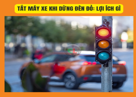 Có nên tắt máy xe khi dừng đèn đỏ lâu?