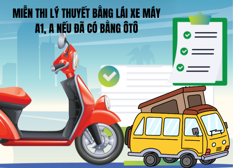 Miễn Thi Lý Thuyết Bằng Lái Xe Máy A1, A Nếu Đã Có Bằng Ôtô: Quy Định Mới Nhất 2025