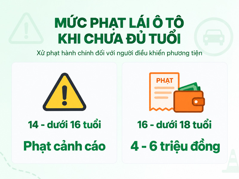 bao nhiêu tuổi được thi bằng lái xe ô tô 