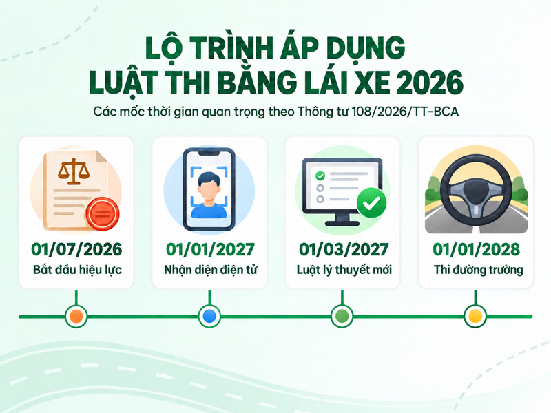 luật thi bằng lái xe máy 2026