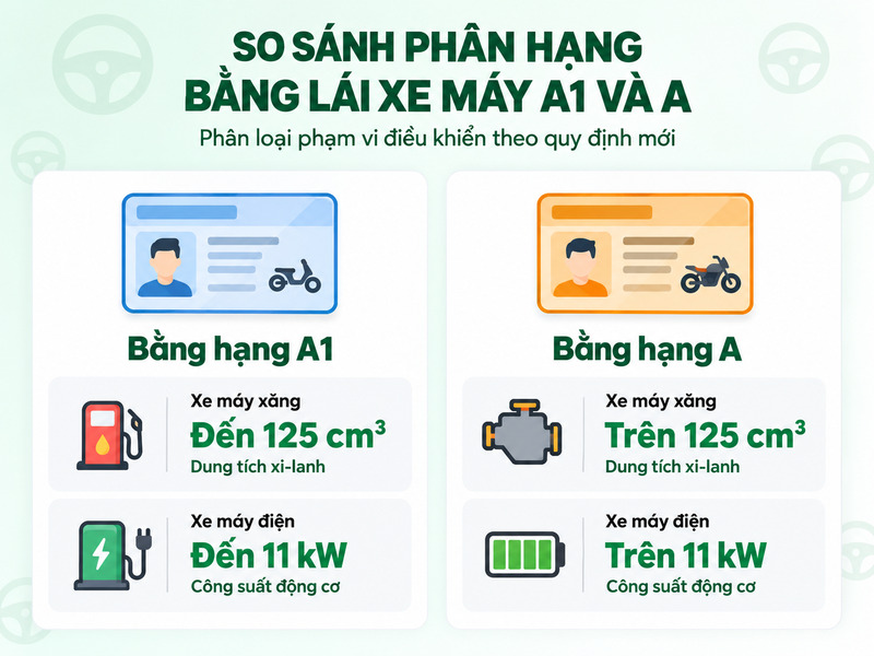 luật thi bằng lái xe máy 2026