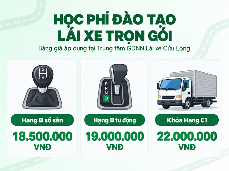 luật thi bằng lái xe ô tô mới nhất 2026