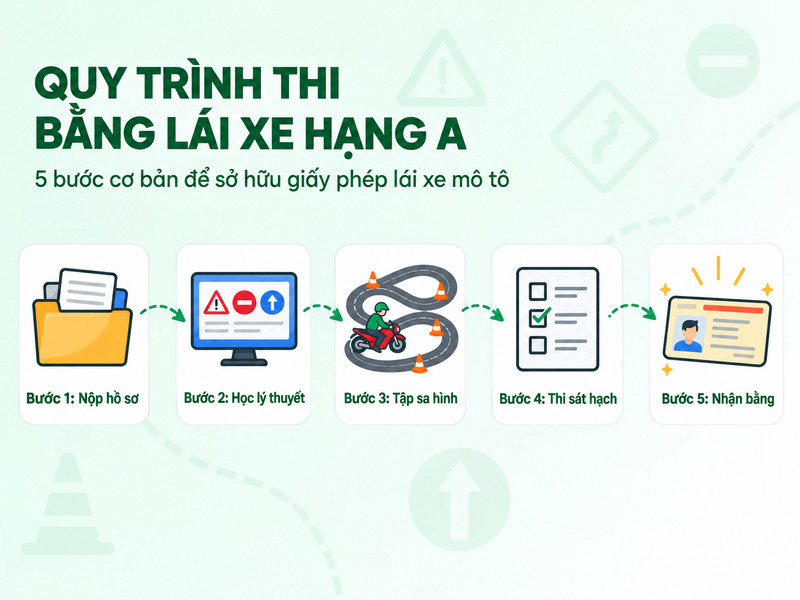 thi bằng lái xe hạng a