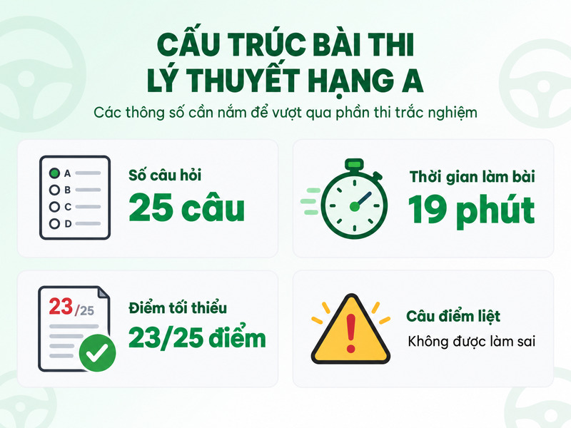 thi bằng lái xe hạng a