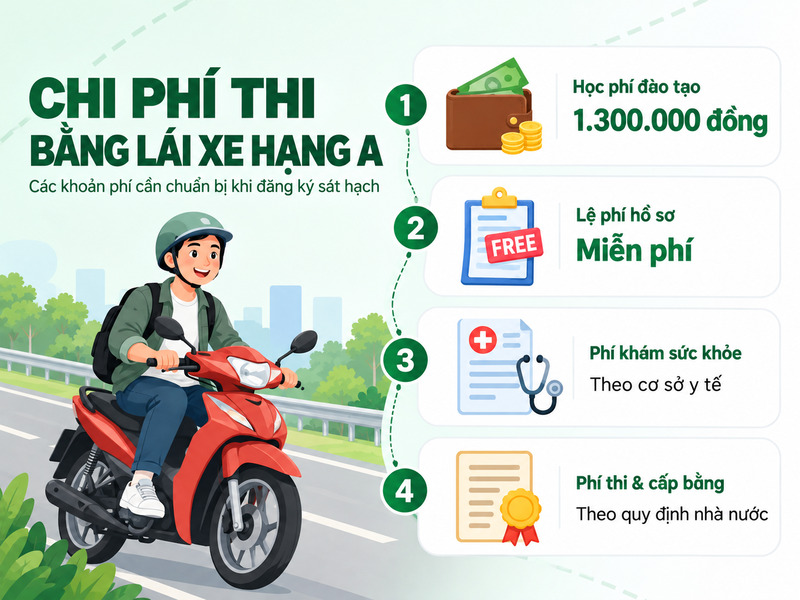 thi bằng lái xe hạng a