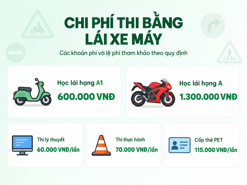 thi bằng lái xe máy