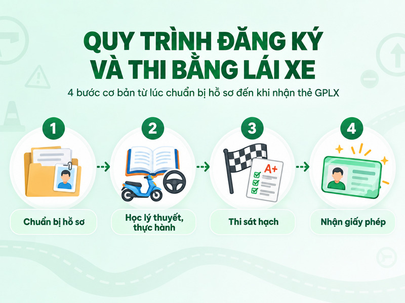 thi bằng lái xe máy bao nhiêu tiền