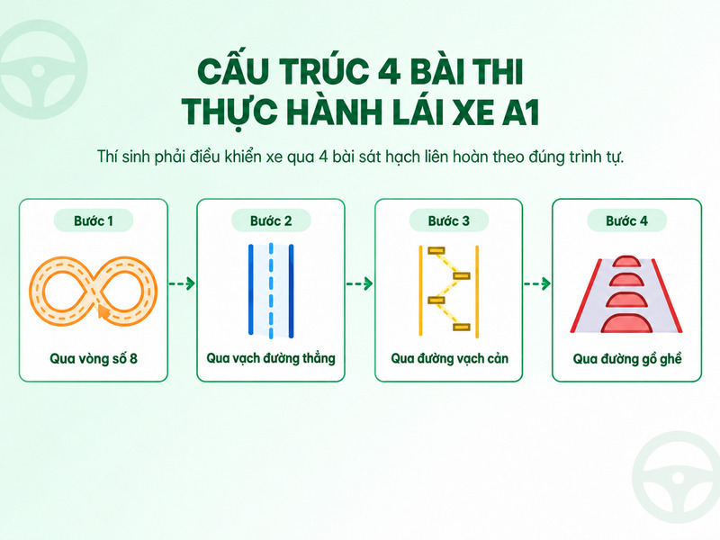 thi thực hành lái xe a1 