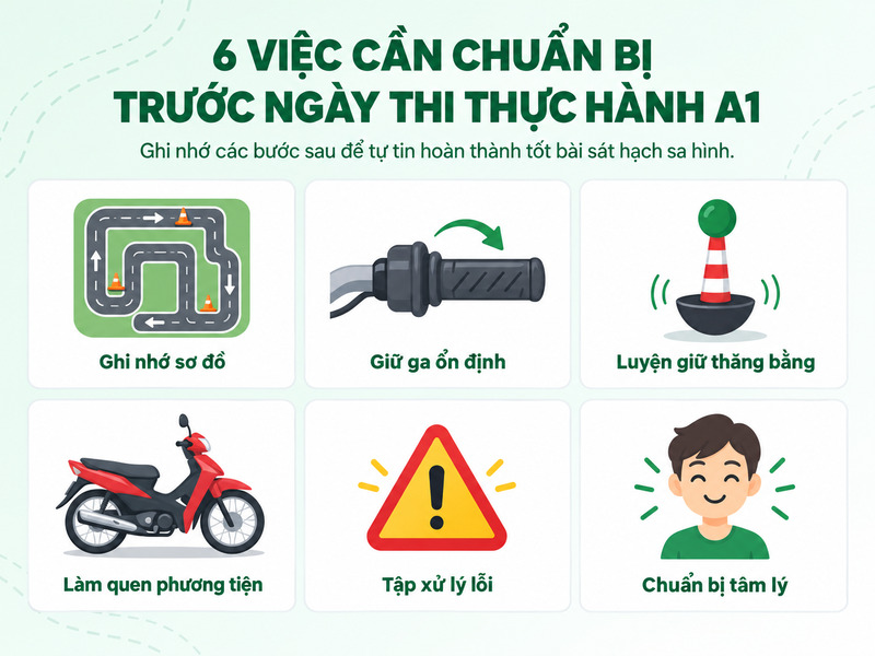 thi thực hành lái xe a1 