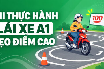 Kinh nghiệm thi thực hành lái xe A1 đạt kết quả cao